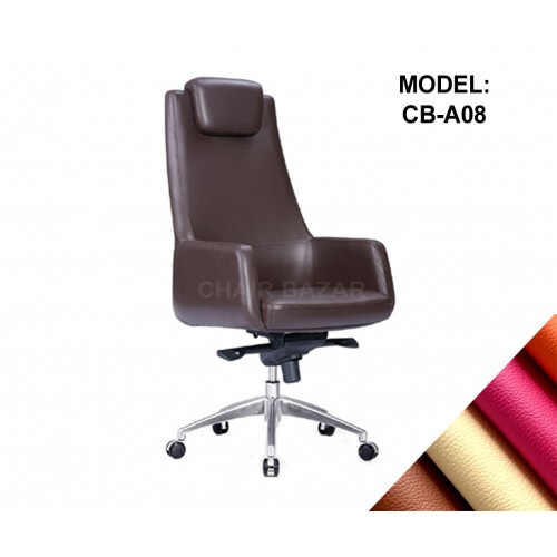 LEATHER-REXINE CHAIR