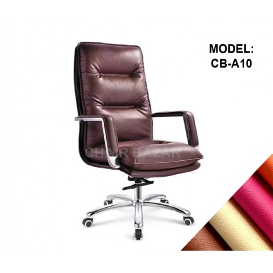 LEATHER-REXINE CHAIR