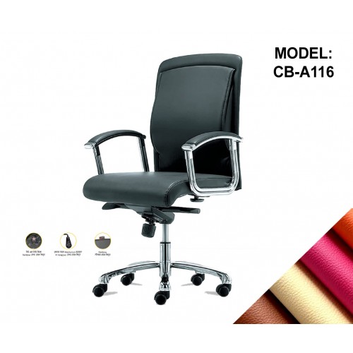 LEATHER-REXINE CHAIR