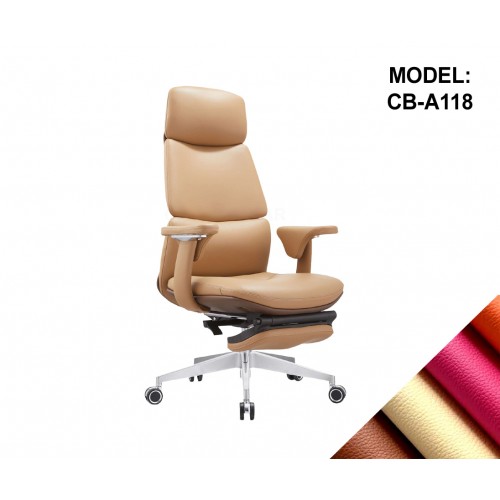 LEATHER-REXINE CHAIR