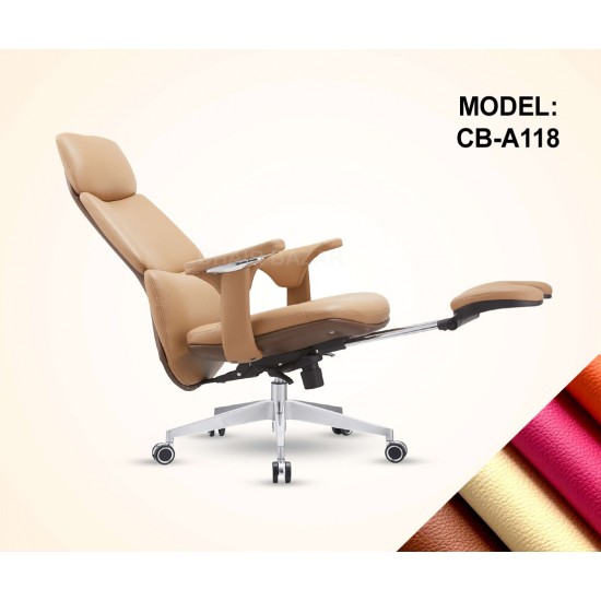 LEATHER-REXINE CHAIR