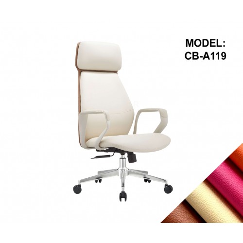 LEATHER-REXINE CHAIR