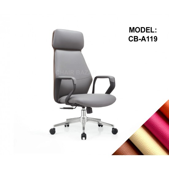 LEATHER-REXINE CHAIR