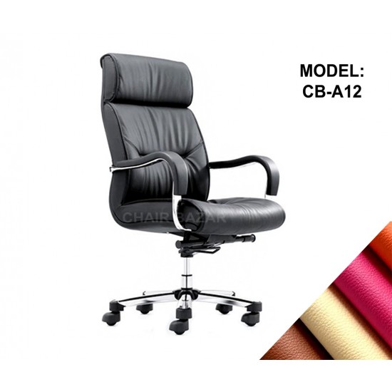 LEATHER-REXINE CHAIR