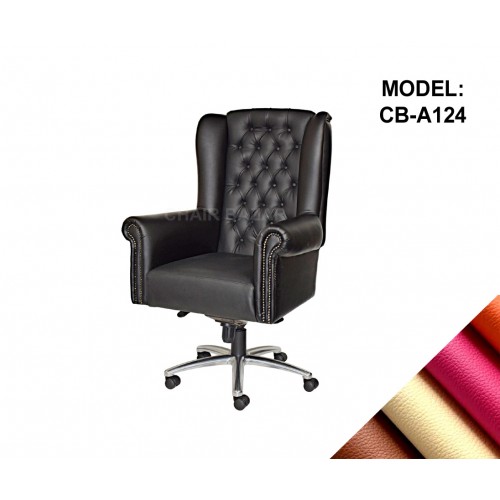 LEATHER-REXINE CHAIR