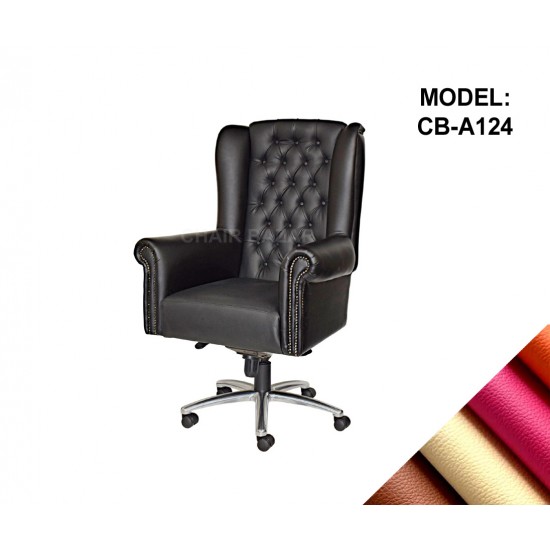 LEATHER-REXINE CHAIR