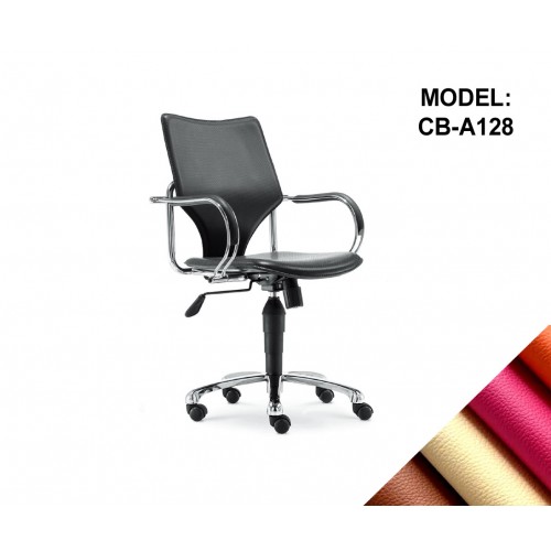 LEATHER-REXINE CHAIR