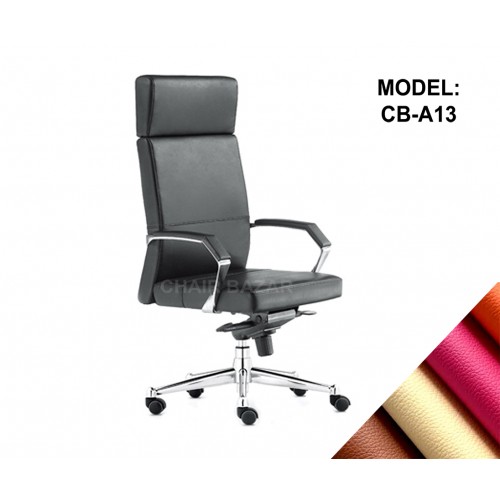 LEATHER-REXINE CHAIR