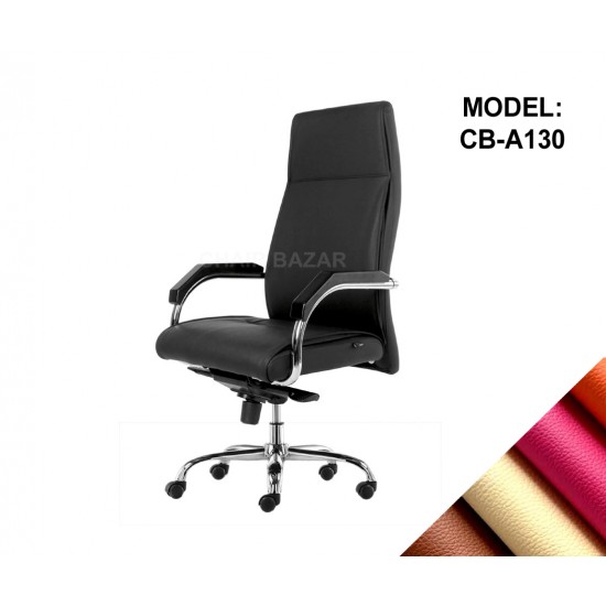 LEATHER-REXINE CHAIR