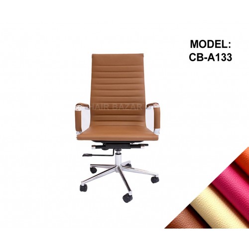 LEATHER-REXINE CHAIR