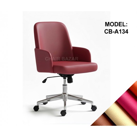 LEATHER-REXINE CHAIR