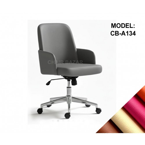 LEATHER-REXINE CHAIR