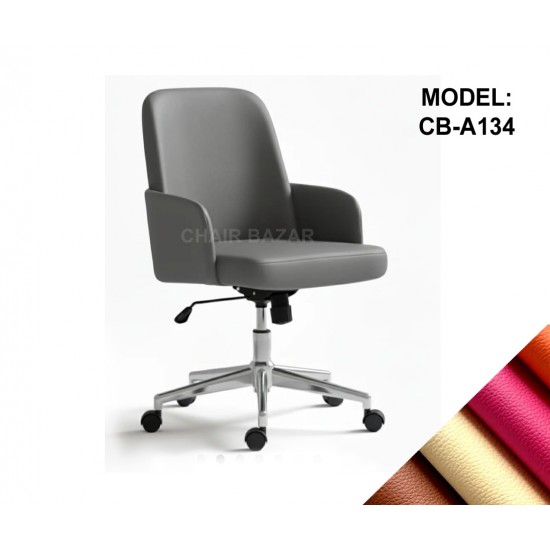 LEATHER-REXINE CHAIR