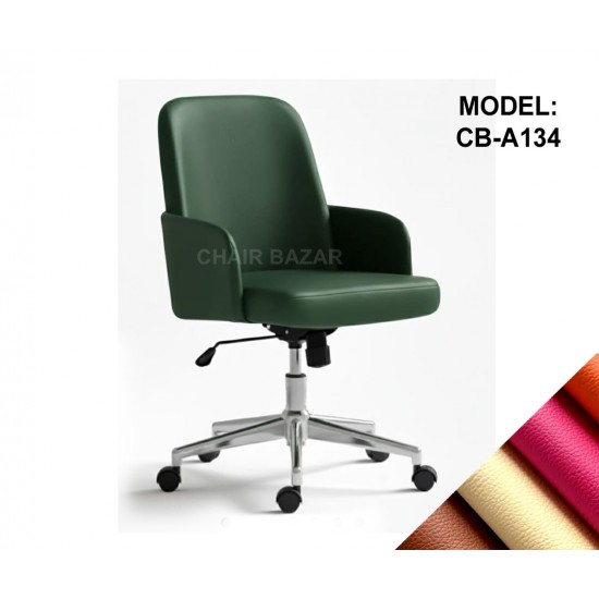 LEATHER-REXINE CHAIR