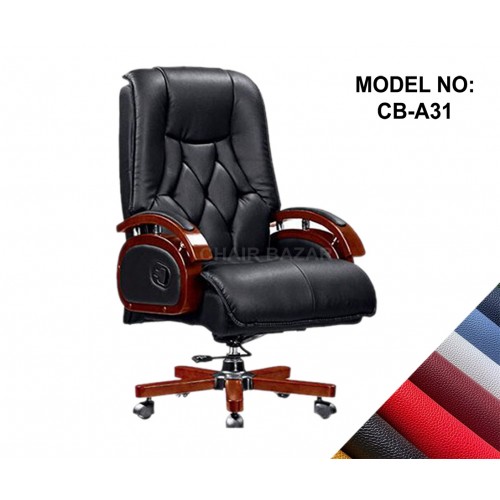 LEATHER-REXINE CHAIR