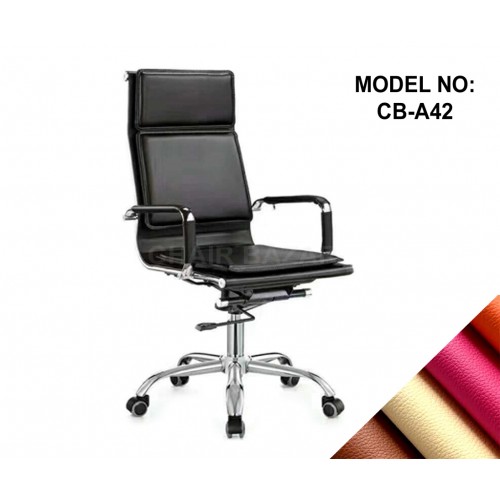 LEATHER-REXINE CHAIR