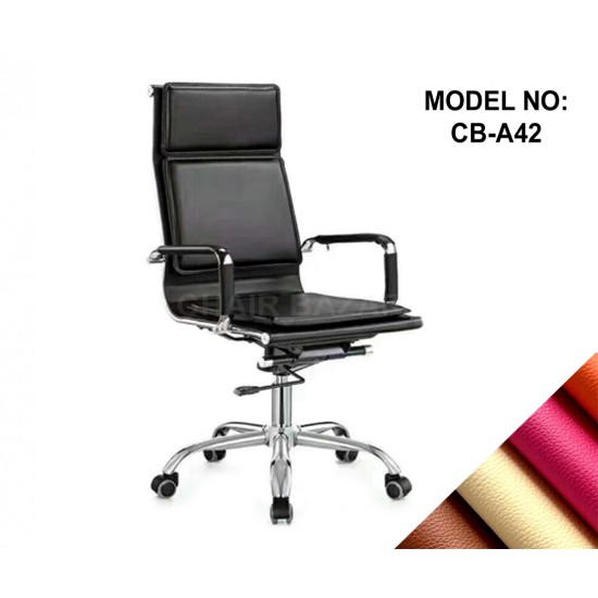 LEATHER-REXINE CHAIR