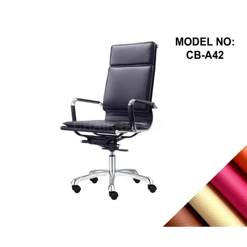 LEATHER-REXINE CHAIR