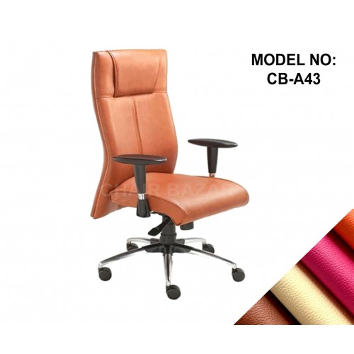 LEATHER-REXINE CHAIR