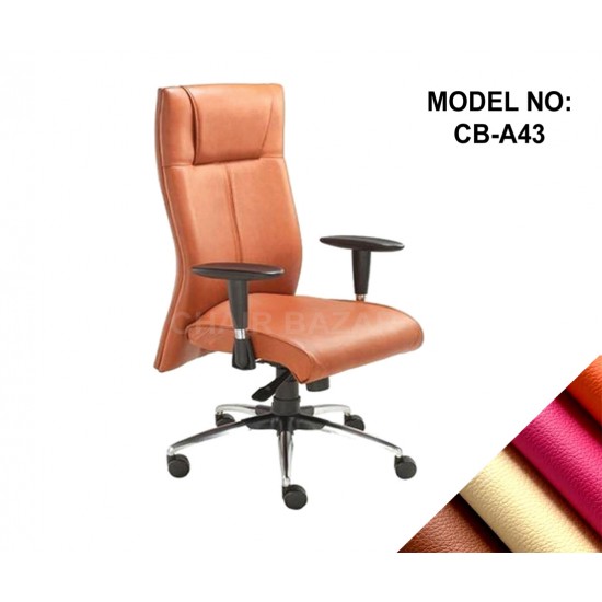 LEATHER-REXINE CHAIR