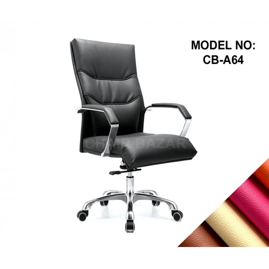 LEATHER-REXINE CHAIR