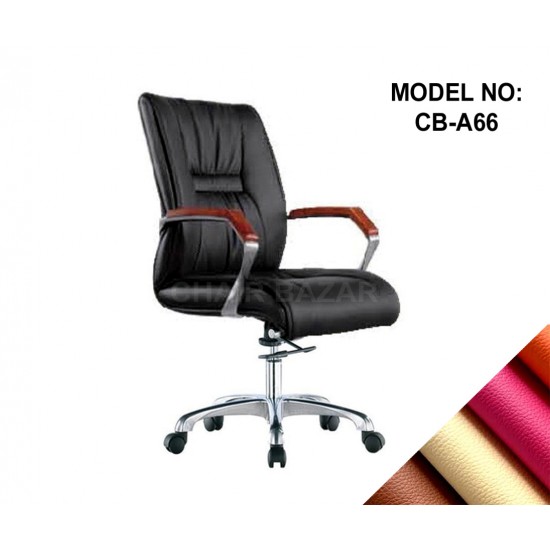 LEATHER-REXINE CHAIR