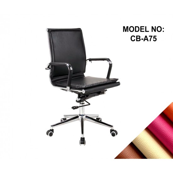 LEATHER-REXINE CHAIR