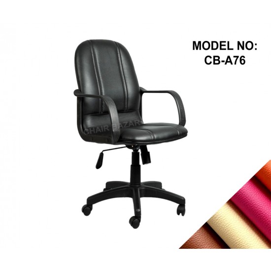 LEATHER-REXINE CHAIR