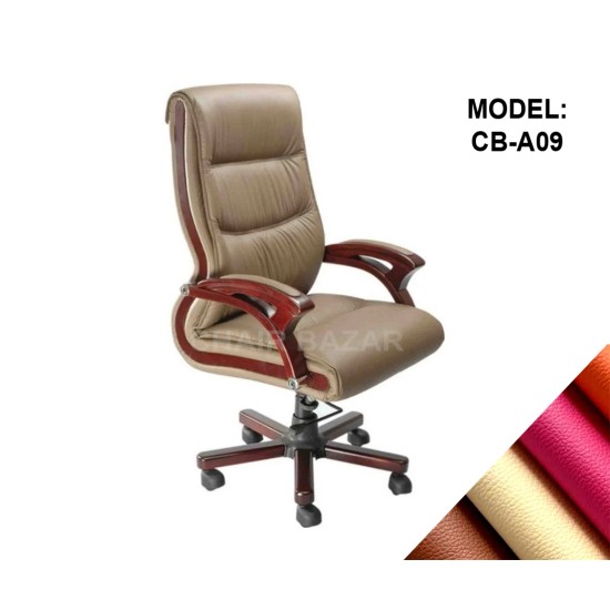 LEATHER-REXINE CHAIR
