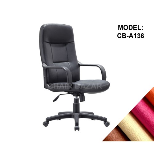 LEATHER-REXINE CHAIR