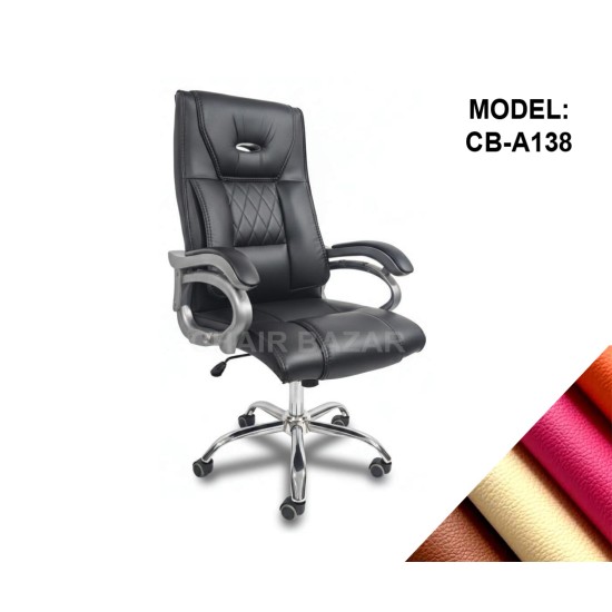 LEATHER-REXINE CHAIR