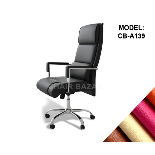 LEATHER-REXINE CHAIR