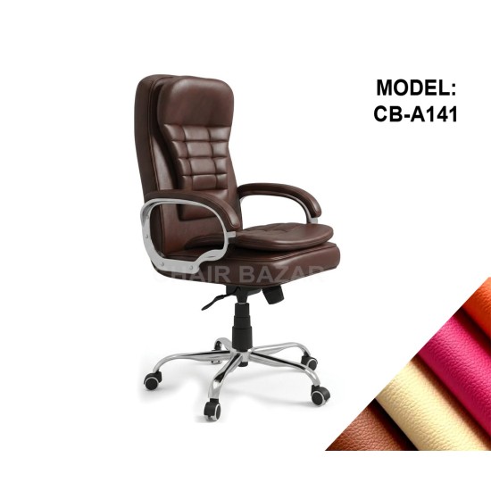 LEATHER-REXINE CHAIR