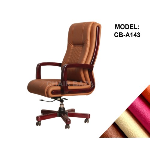 LEATHER-REXINE CHAIR