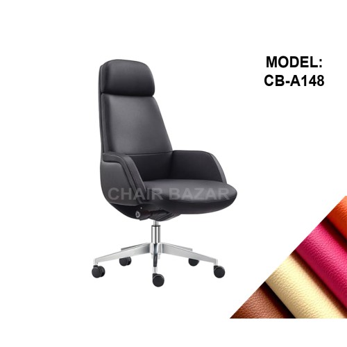 LEATHER-REXINE CHAIR